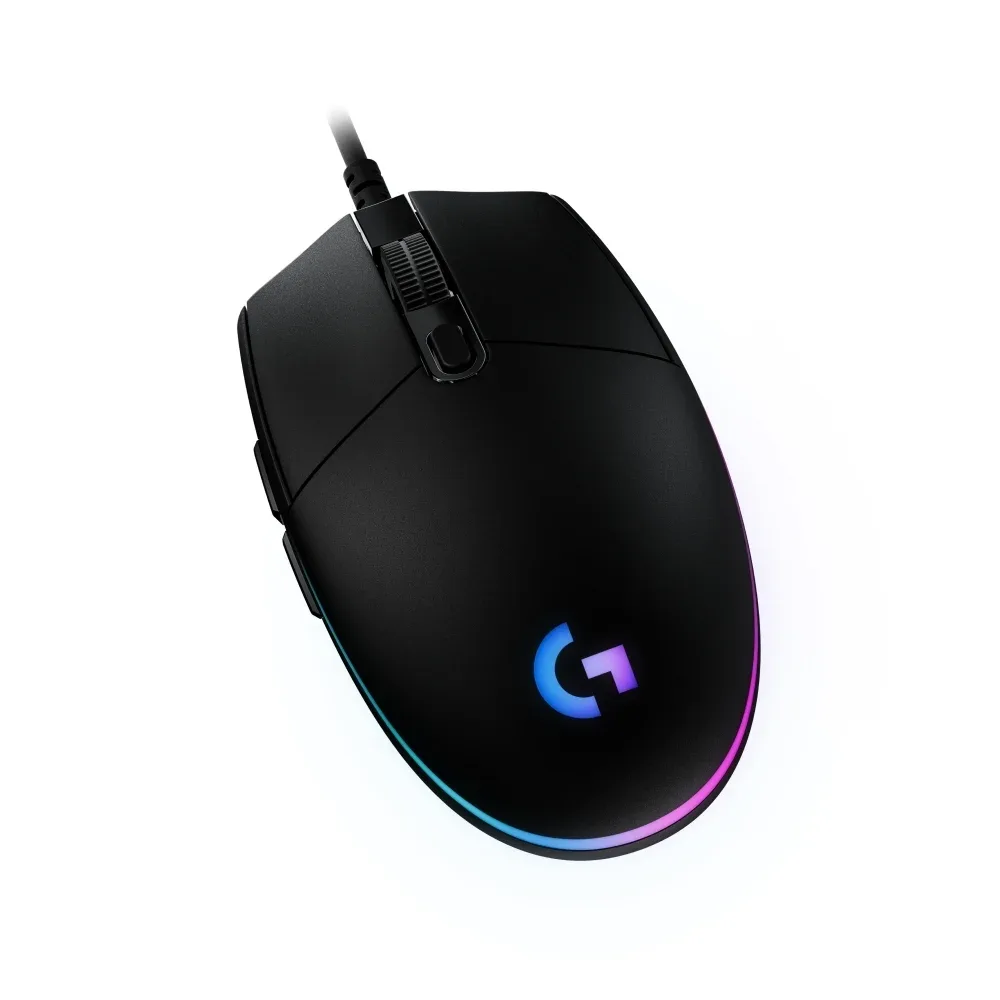 Mouse Gamer Logitech G203 LIGHTSYNC RGB 8.000 DPI 6 Botões Programáveis