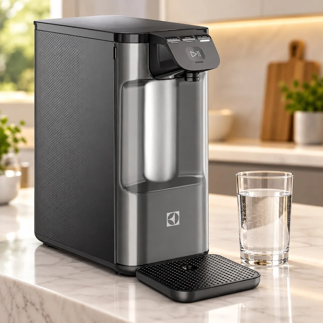 Purificador de Água Electrolux Pure 4x PE12G Painel Touch Gelada, Fria e Natural Cinza Bivolt